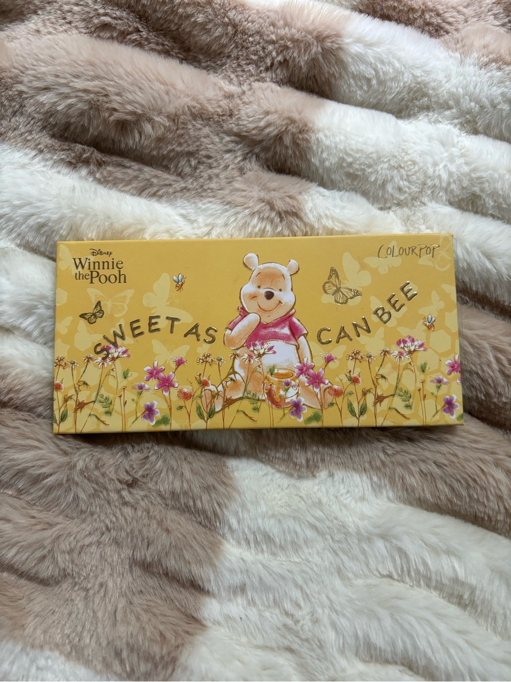 ColourPop Winnie the Pooh Sweet As Can Bee Yellow Eye Palette